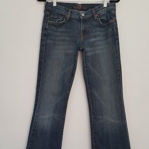 7 for all mankind bootcut jeans 29” x 31.5”